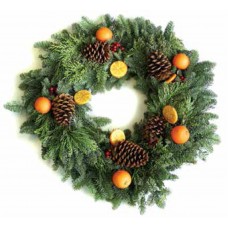 Citrus Christmas Wreath